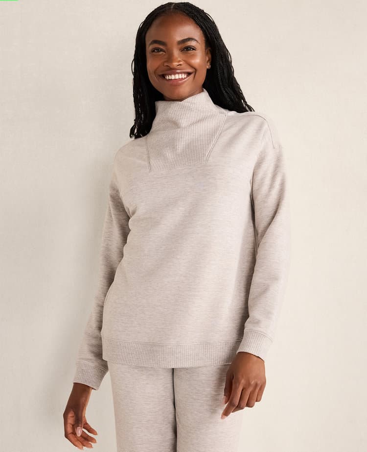 Haven Well Within Fleece Crossover Sweatshirt
