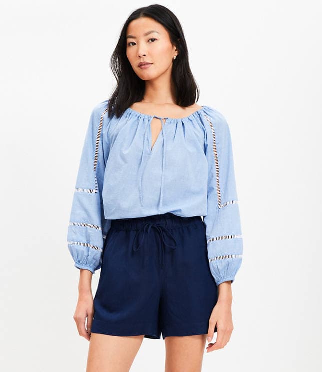 Breezy Shorts in Linen Blend