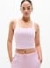 Transcend Square Neck Crop Sports Bra D-DD - Pink