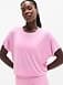 With Ease Crop Tee - Pink