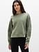 Form Knit Crew Sweatshirt - Green