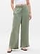 Retreat Linen High Rise Wide Leg Pant - Green