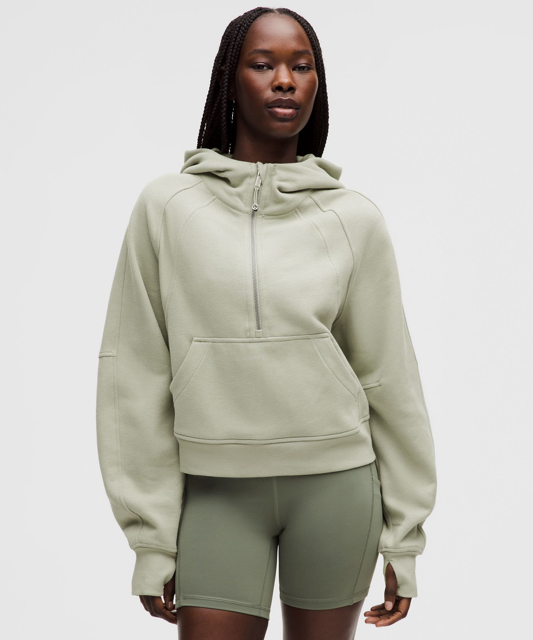 Scuba Oversized Half-Zip Hoodie