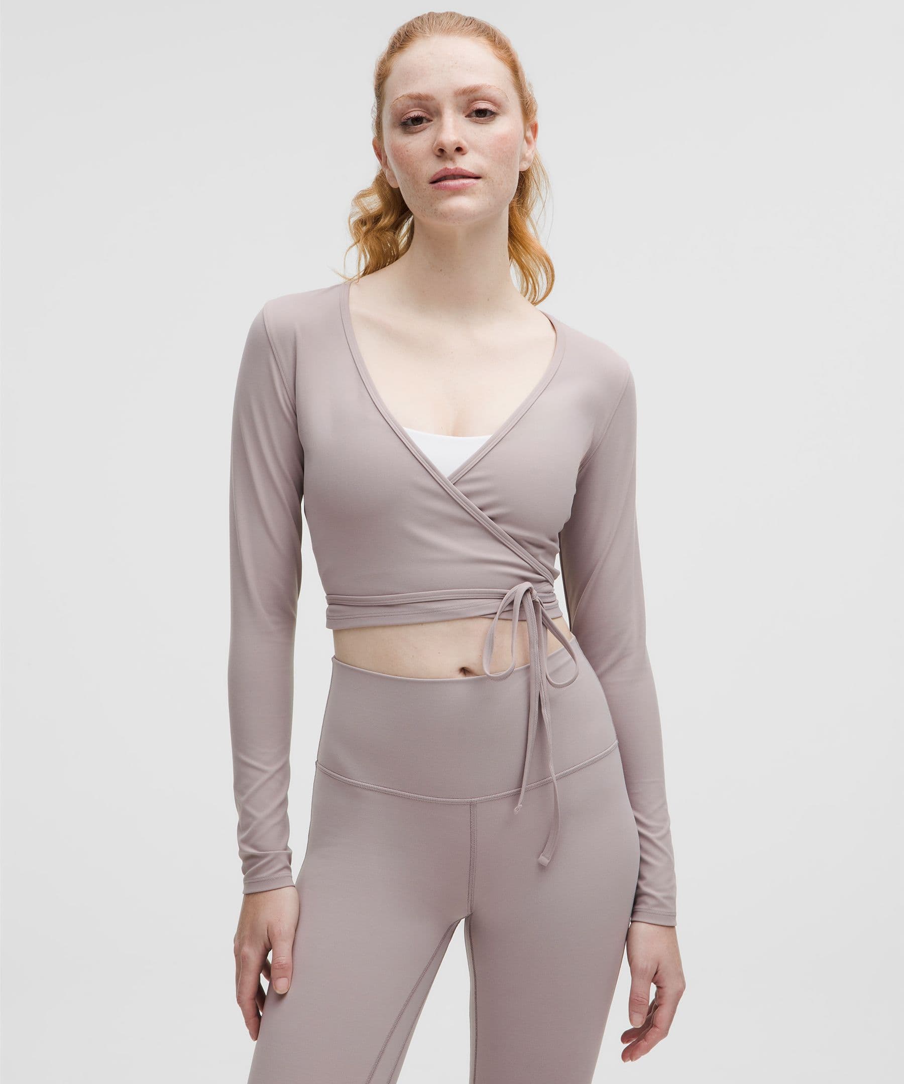 Nulu Long-Sleeve Cropped Wrap