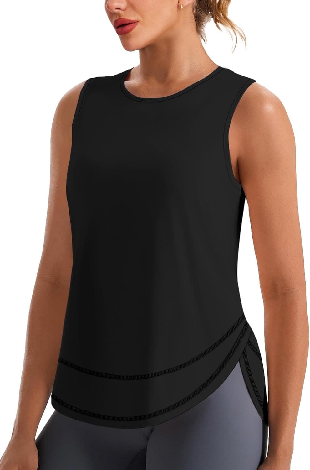 Women's Sleeveless Workout Tops Breathable Lightweight Active Tennis Yoga Shirts Athletic Running Tank Tops for Women