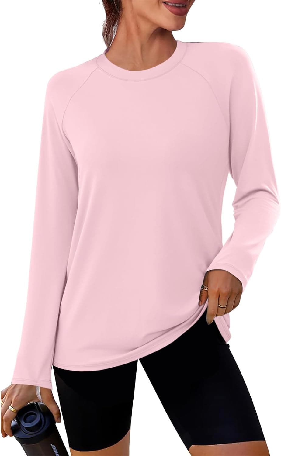 Workout Tops for Women Long Sleeve Sun Shirt UPF 50+ UV Protection Running Hiking Clothes Quick Dry Athletic Tops