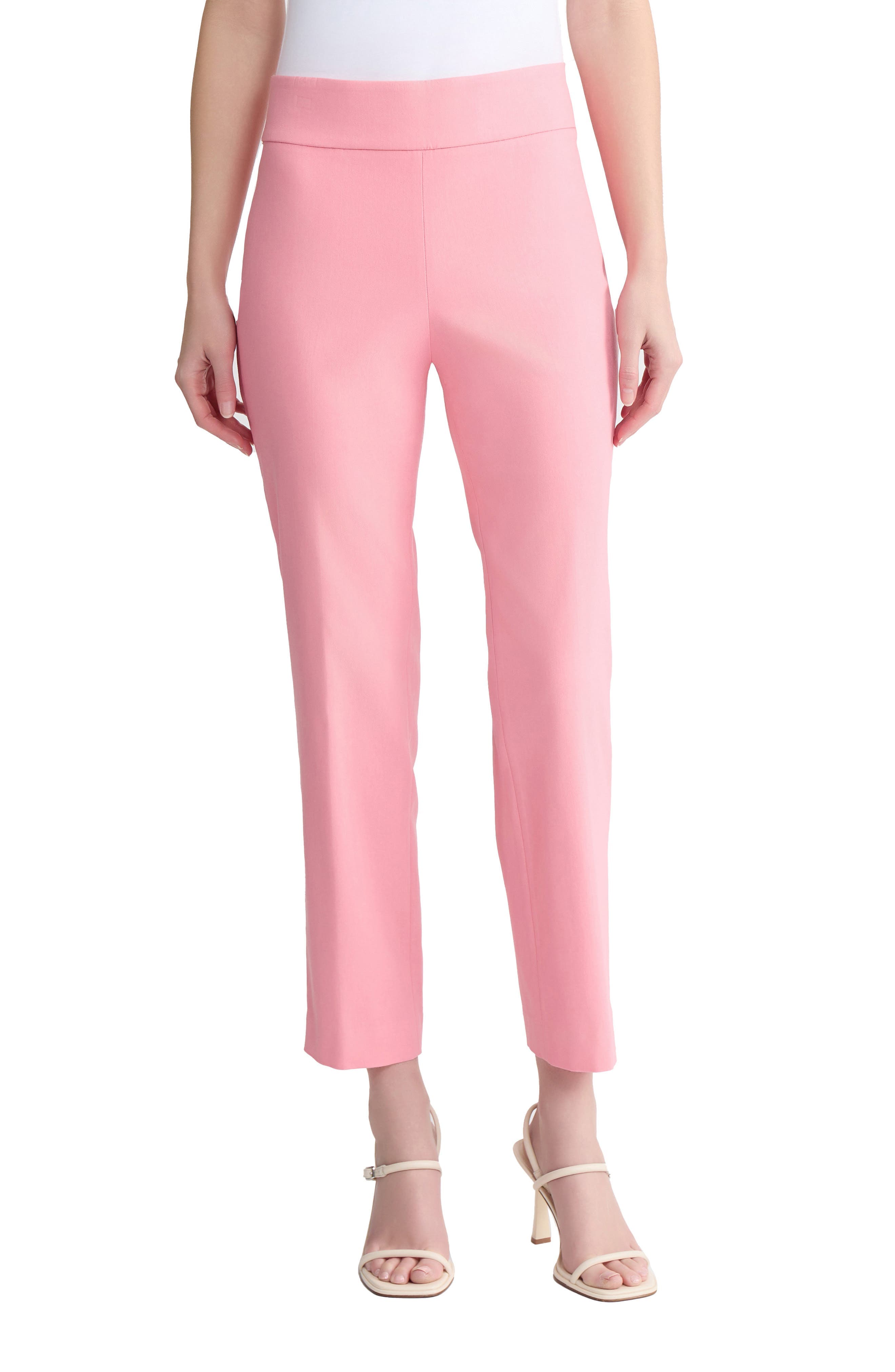 Pull-On Straight Leg Pants