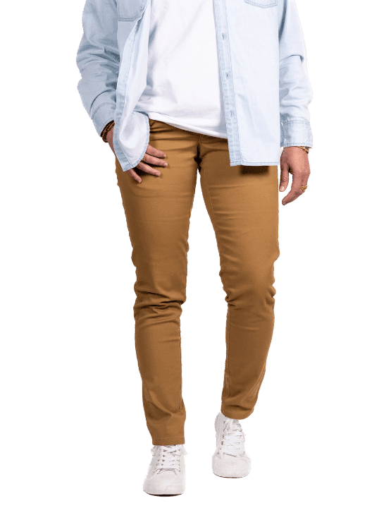 Slim Khaki Chino Pants