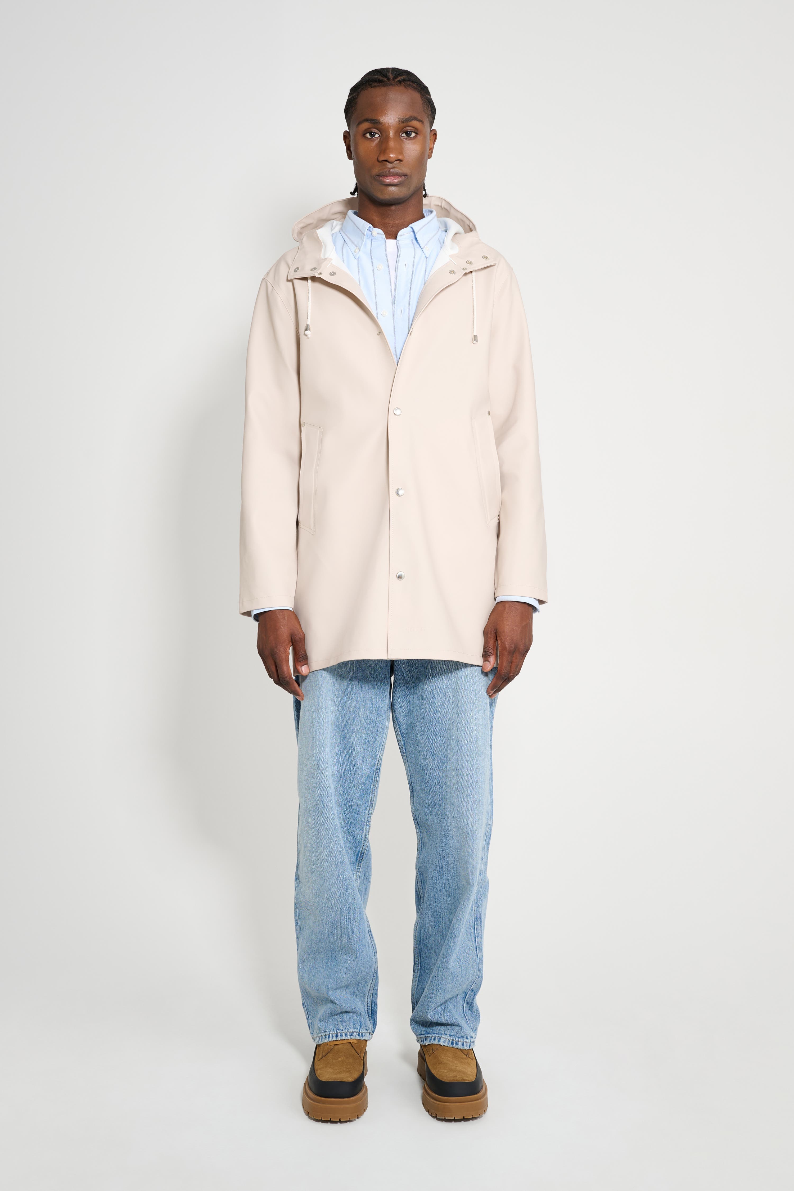 Stockholm Long Sleeve Hooded Raincoat