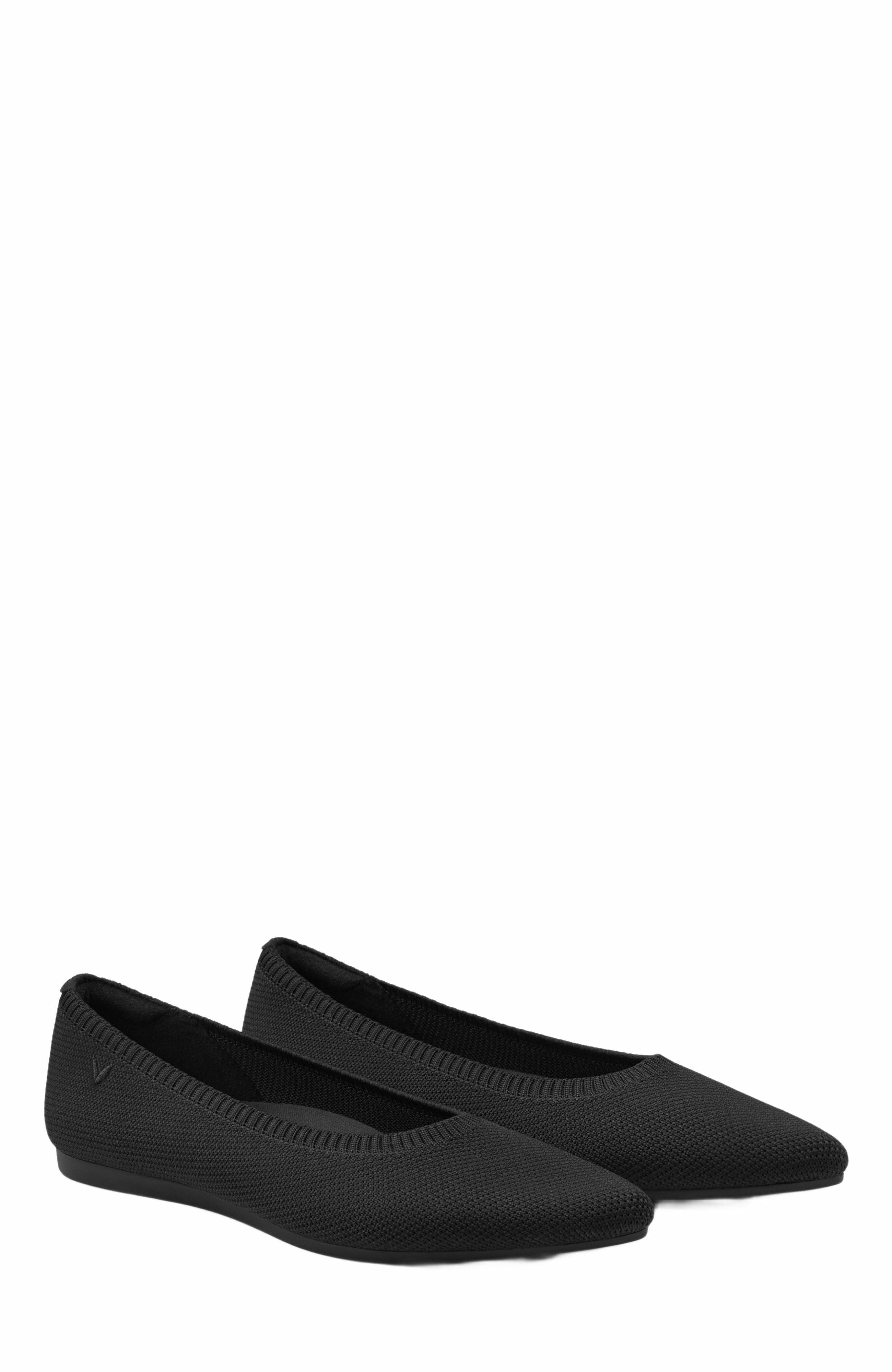 Pointed-Toe Ballet Flats