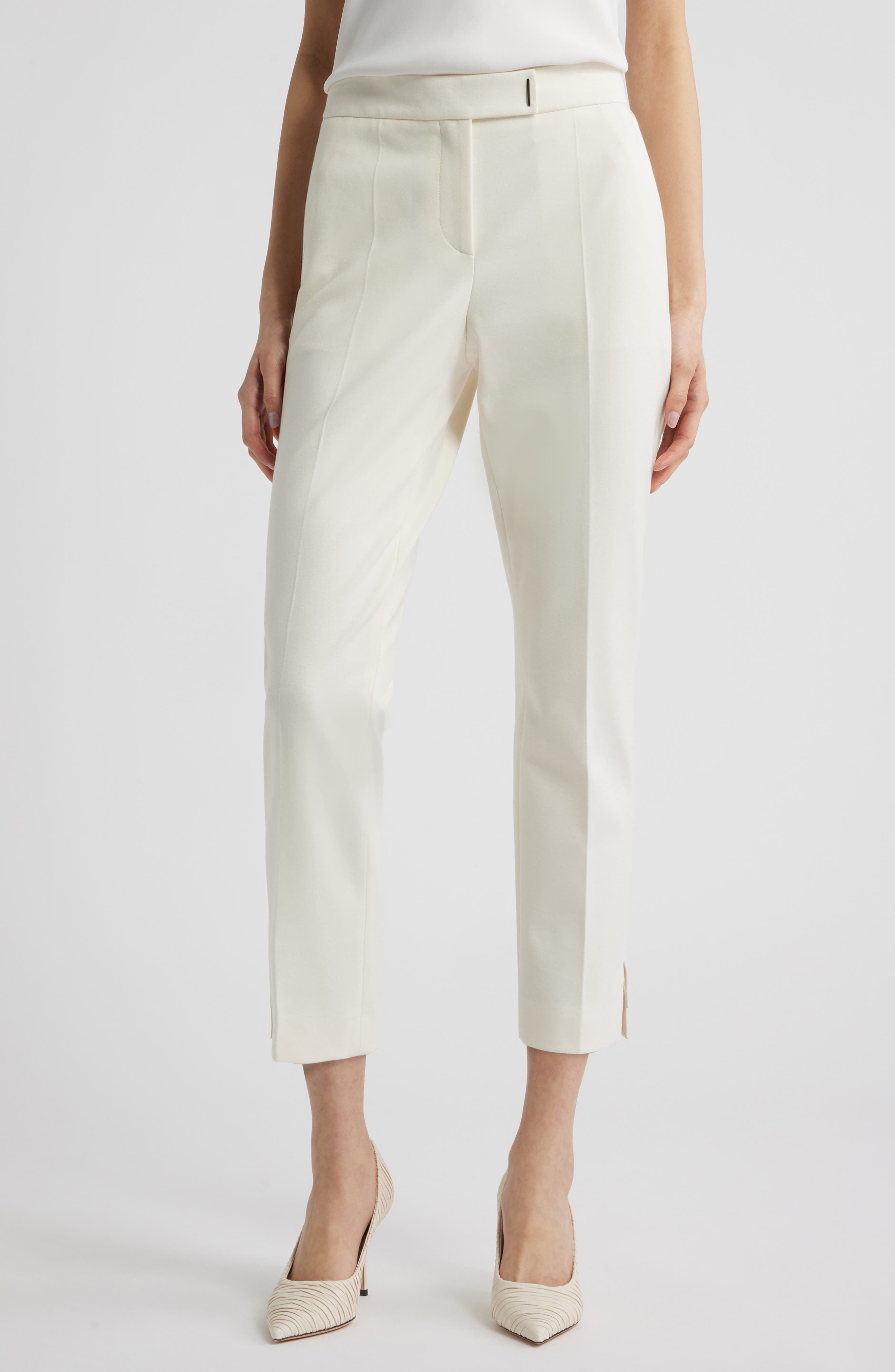 Tapria Crop Straight Leg Pants