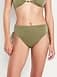 Mid-Rise Side-Tie Shine Bikini Swim Bottoms