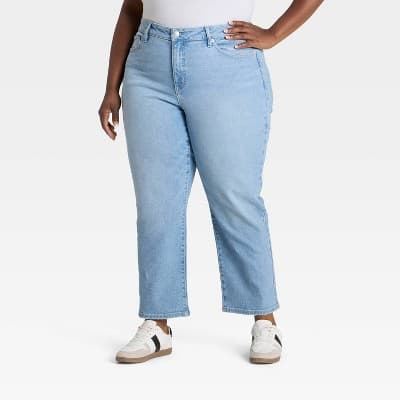 Women's High-Rise Boyfriend Jeans - Ava & Viv' Medium Wash