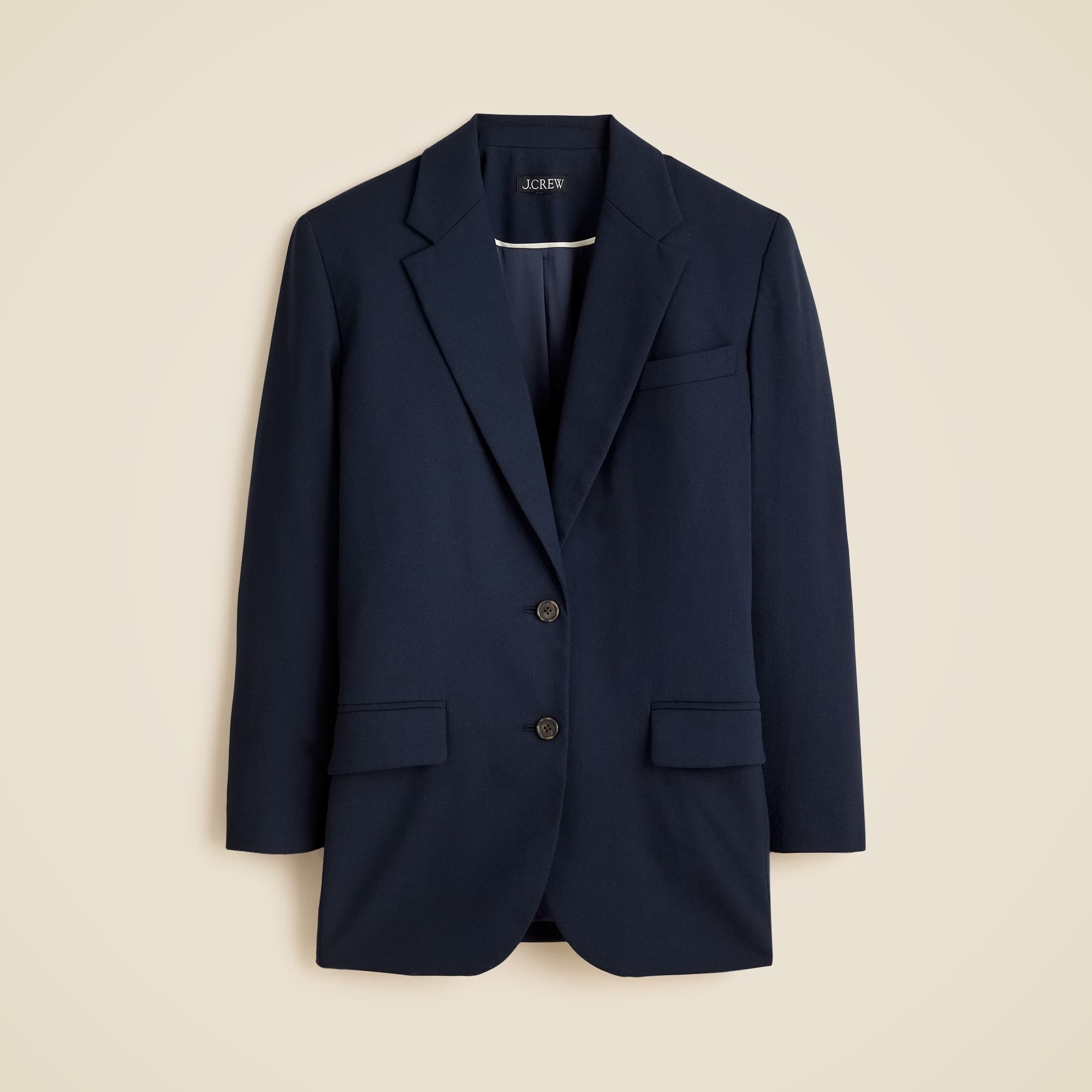 Gamine blazer in Italian studio wool blend