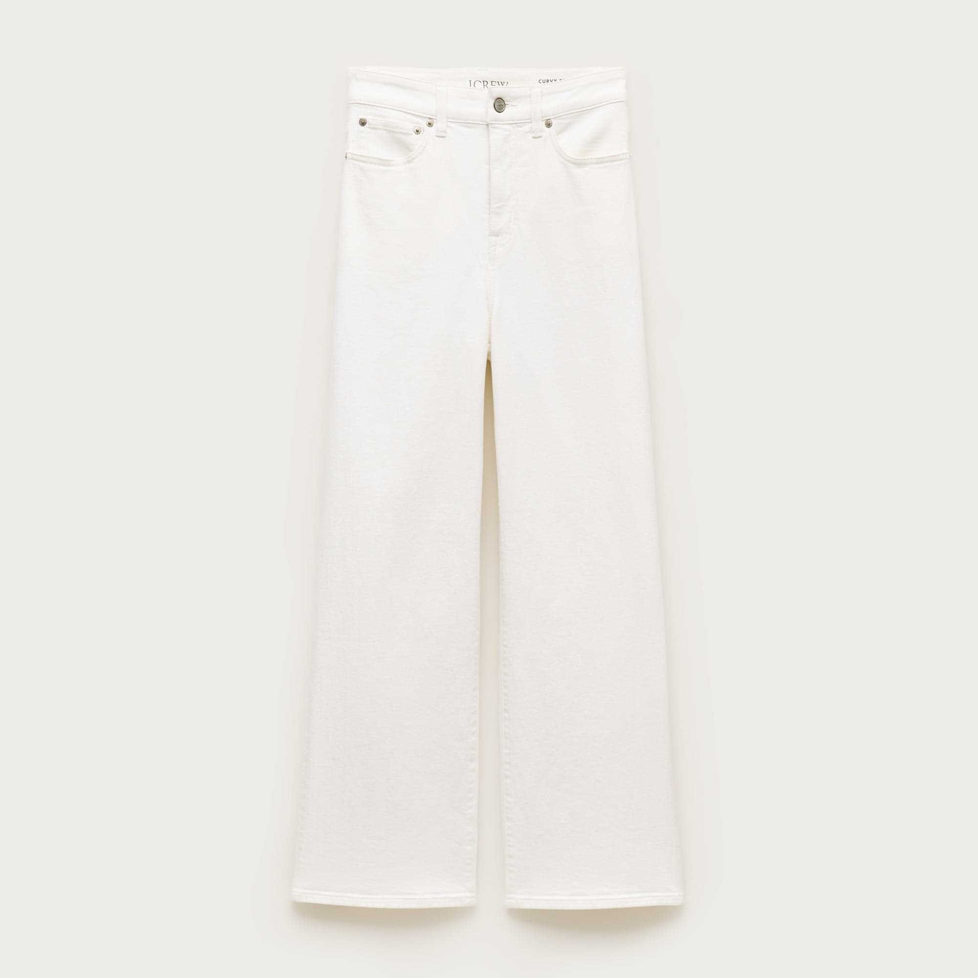 Curvy slim-wide jean