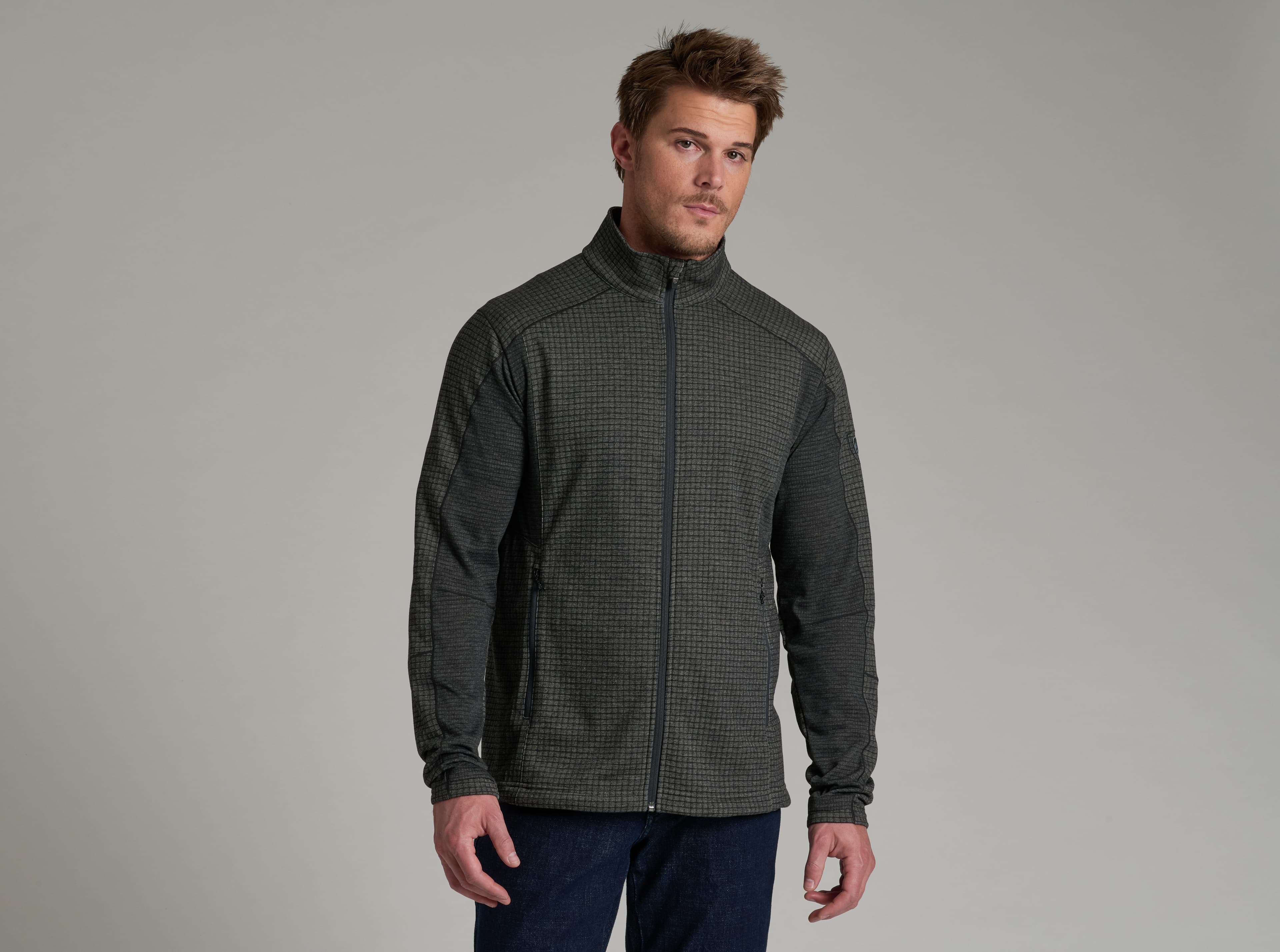 Reactiv Grid Full Zip