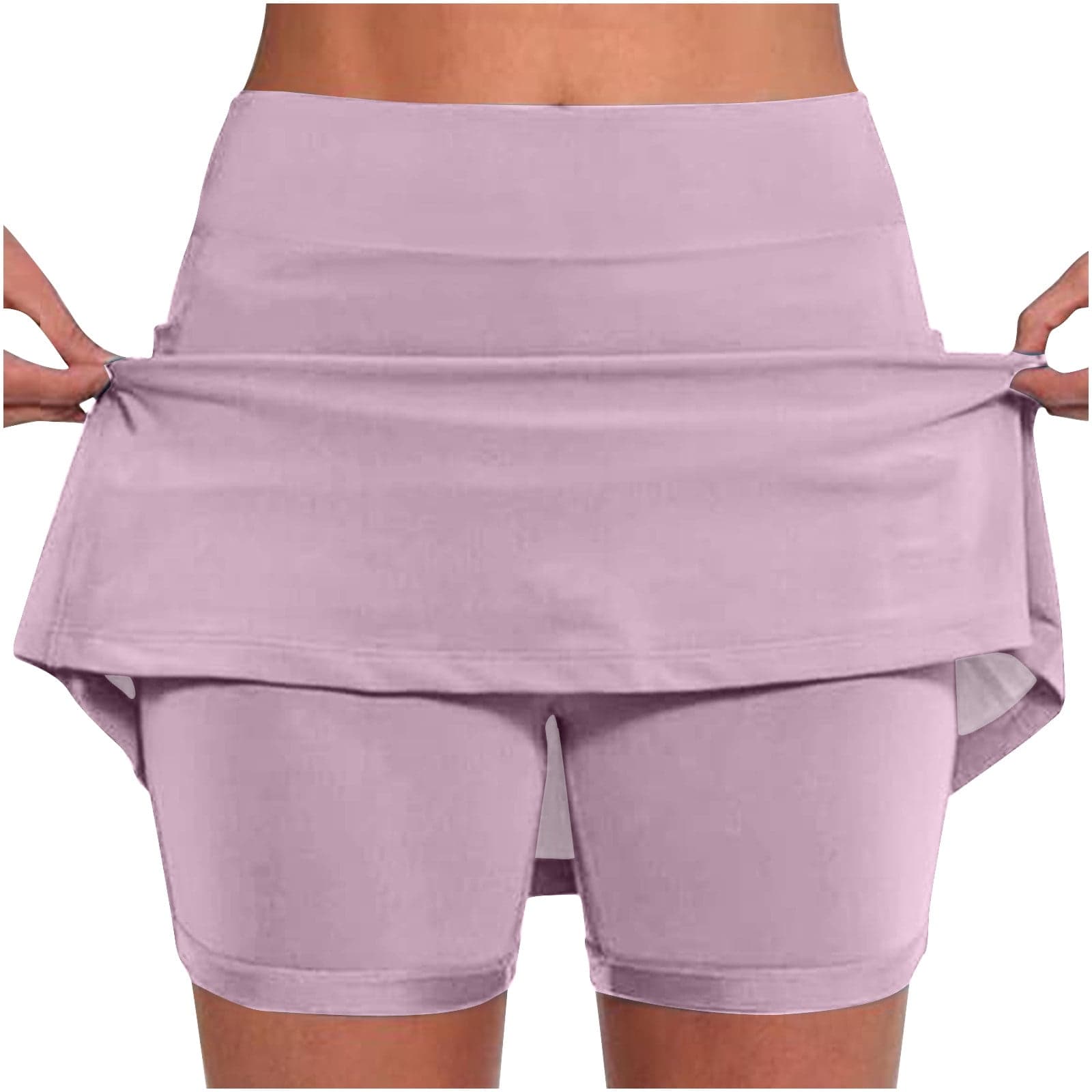Skorts for Women Stretchy Tennis Skirts with Shorts Underneath Athletic Workout Skirts