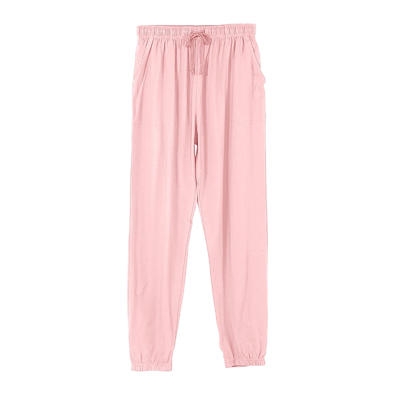 Women's Cotton Joggers Drawstring Elastic Waist Sweatpants Lightweight Workout Running Pants