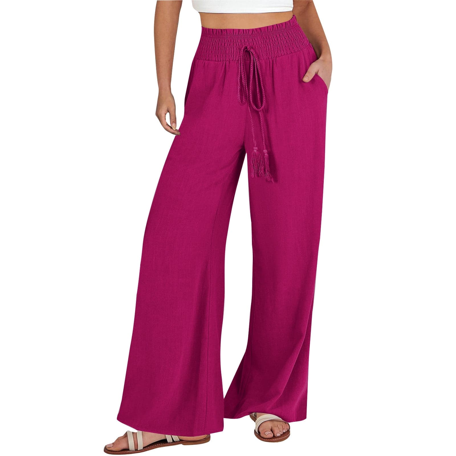 Wide Leg Pants Women, Plus Size Womens Slacks, Loose Wide Leg Pants, High Waist Straight Pants, Palazzo Pants Casual Lounge Pant Trousers