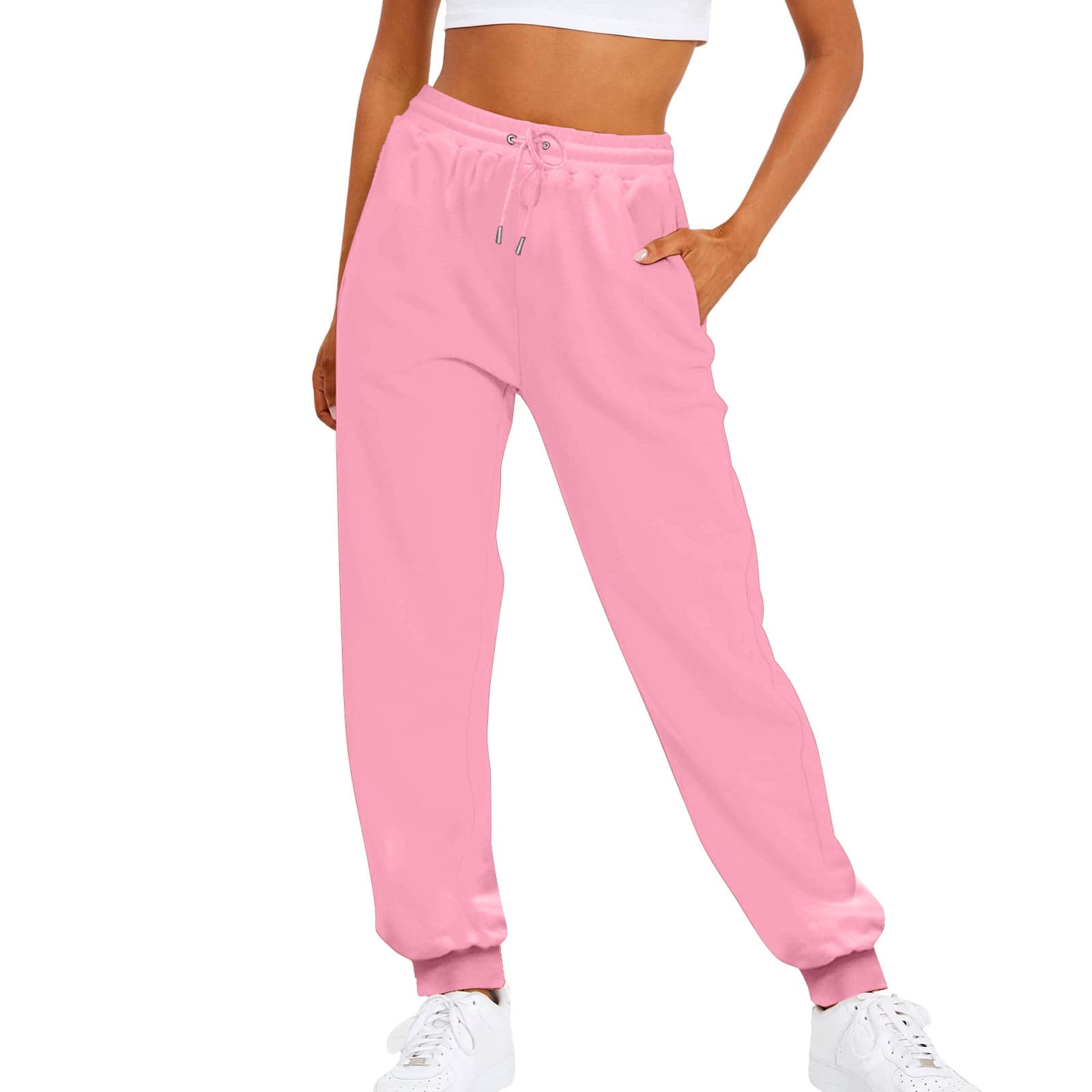Sweatpants Women - Joggers for Women High Waist Baggy Sweat Pants for Womens Joggers with Pockets