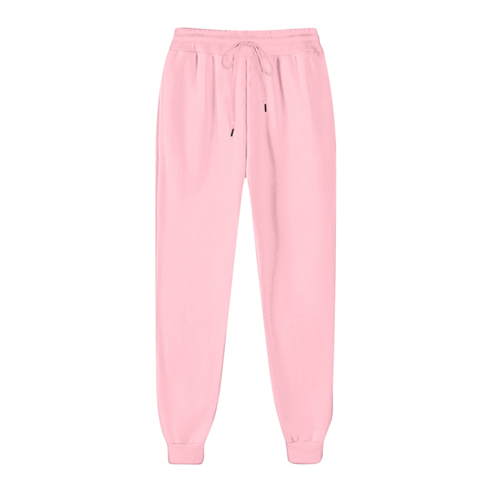 Joggers for Women Drawstring High Waisted Fleece Lined Thermal Sweatpants Fall Winter Casual Solid Color Classic Workout Trousers