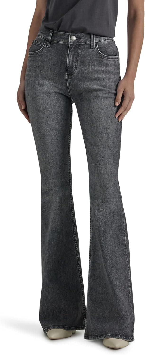 Womens Legendary Mid Rise Flare Jean