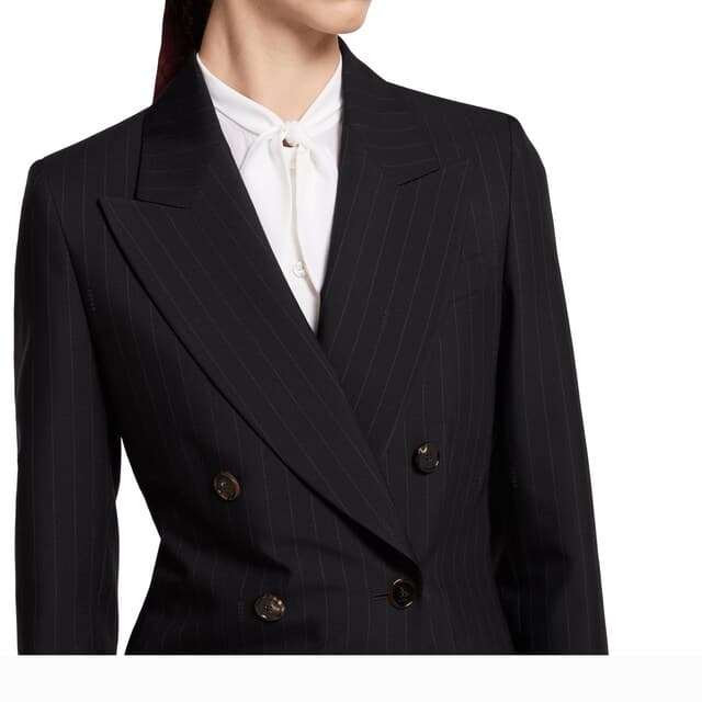 Pinstripe Gucci wool jacquard jacket