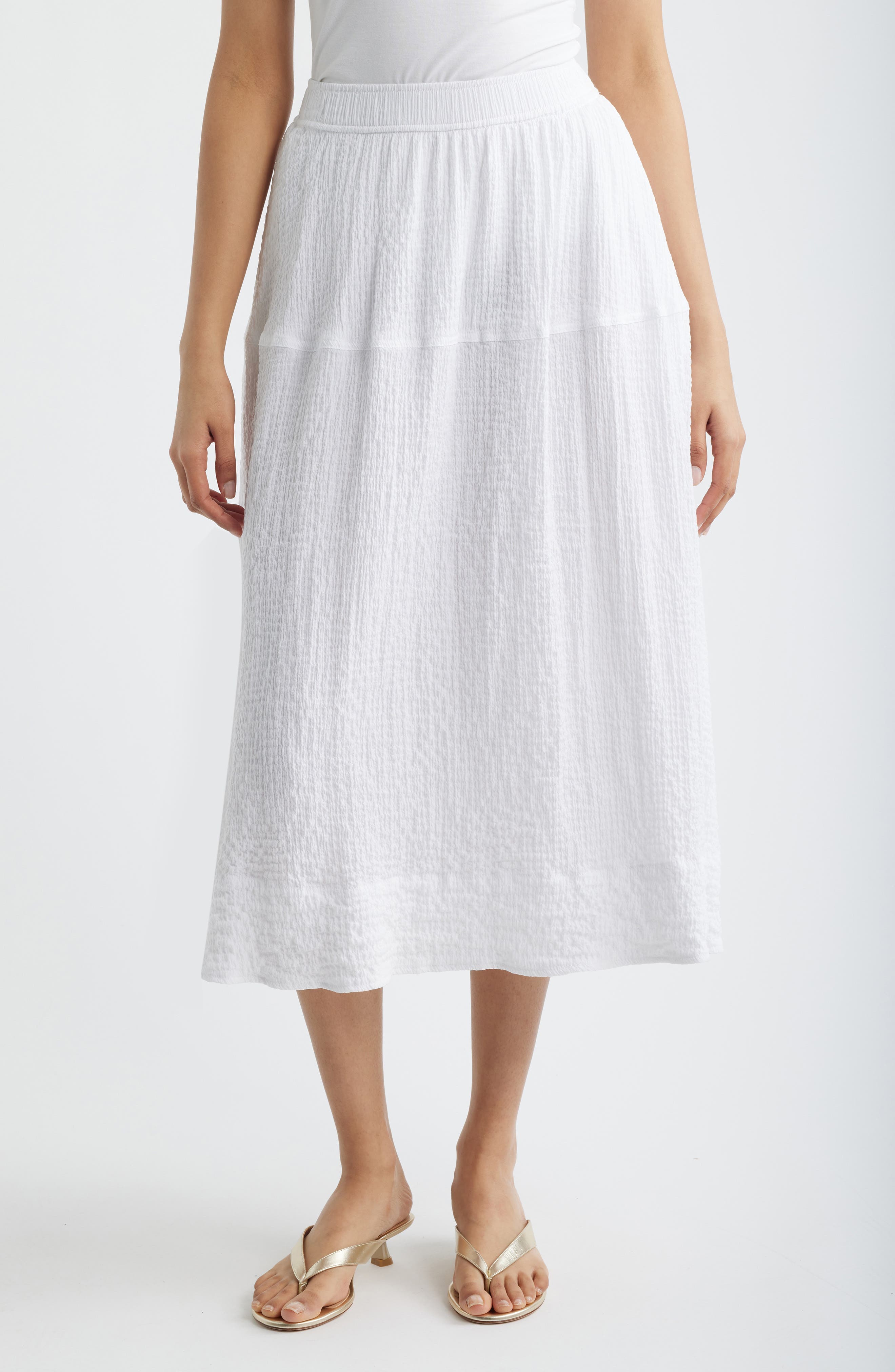 Crinkle Maxi Skirt