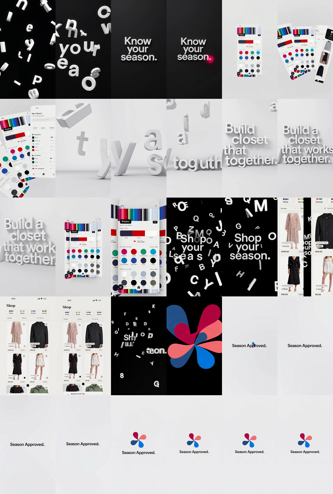 Autumn Motion Lookbook: Kinetic Type Riot