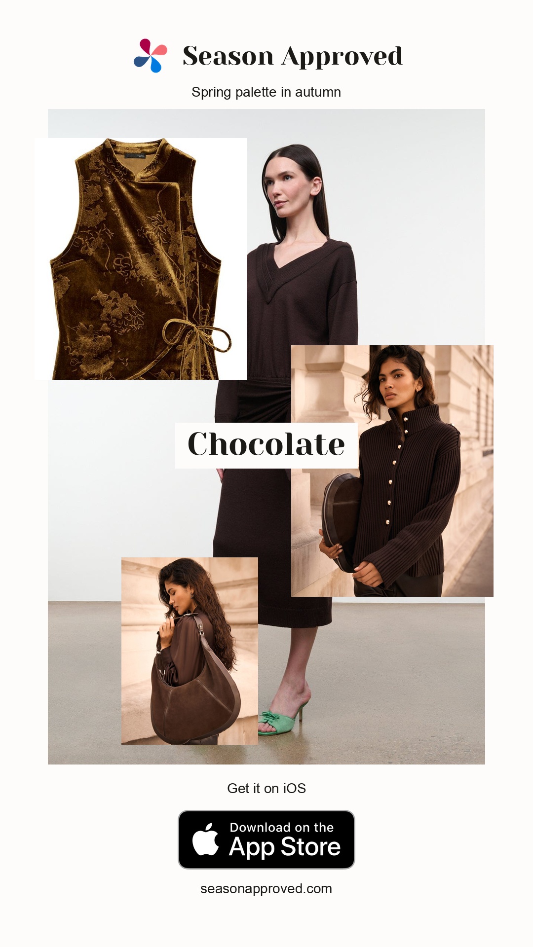 Spring Chocolate Outfit: NORMAN SWEATER DRESS | DARK OAK