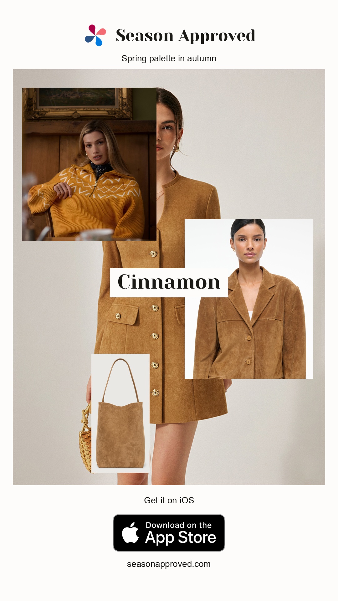 Spring Cinnamon Outfit: Metal Button Suede Effect Keyhole-Neck Mini Dress