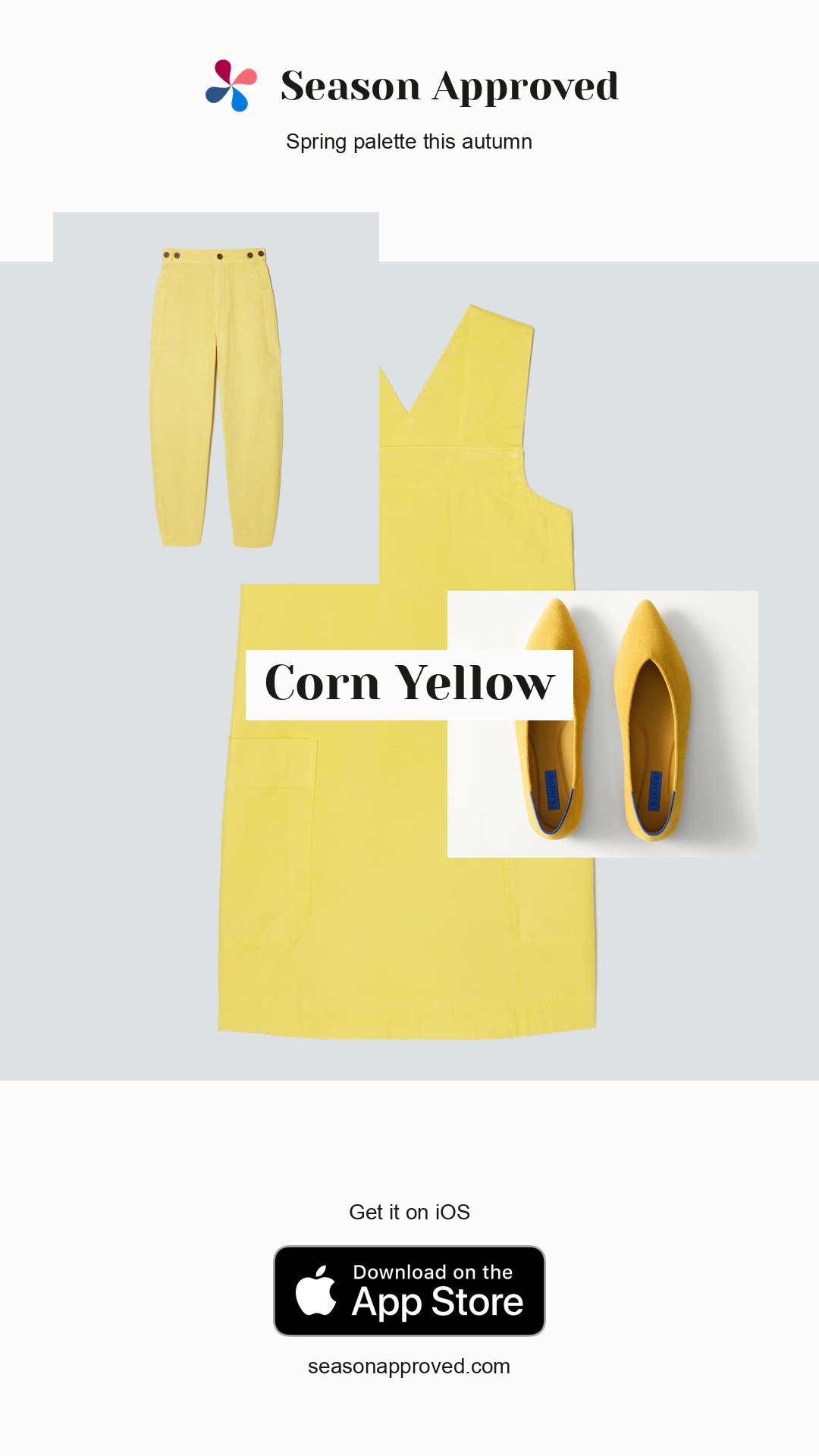 Spring Corn Yellow Outfit: The Cross-Back Apron Mini Dress | Lemon