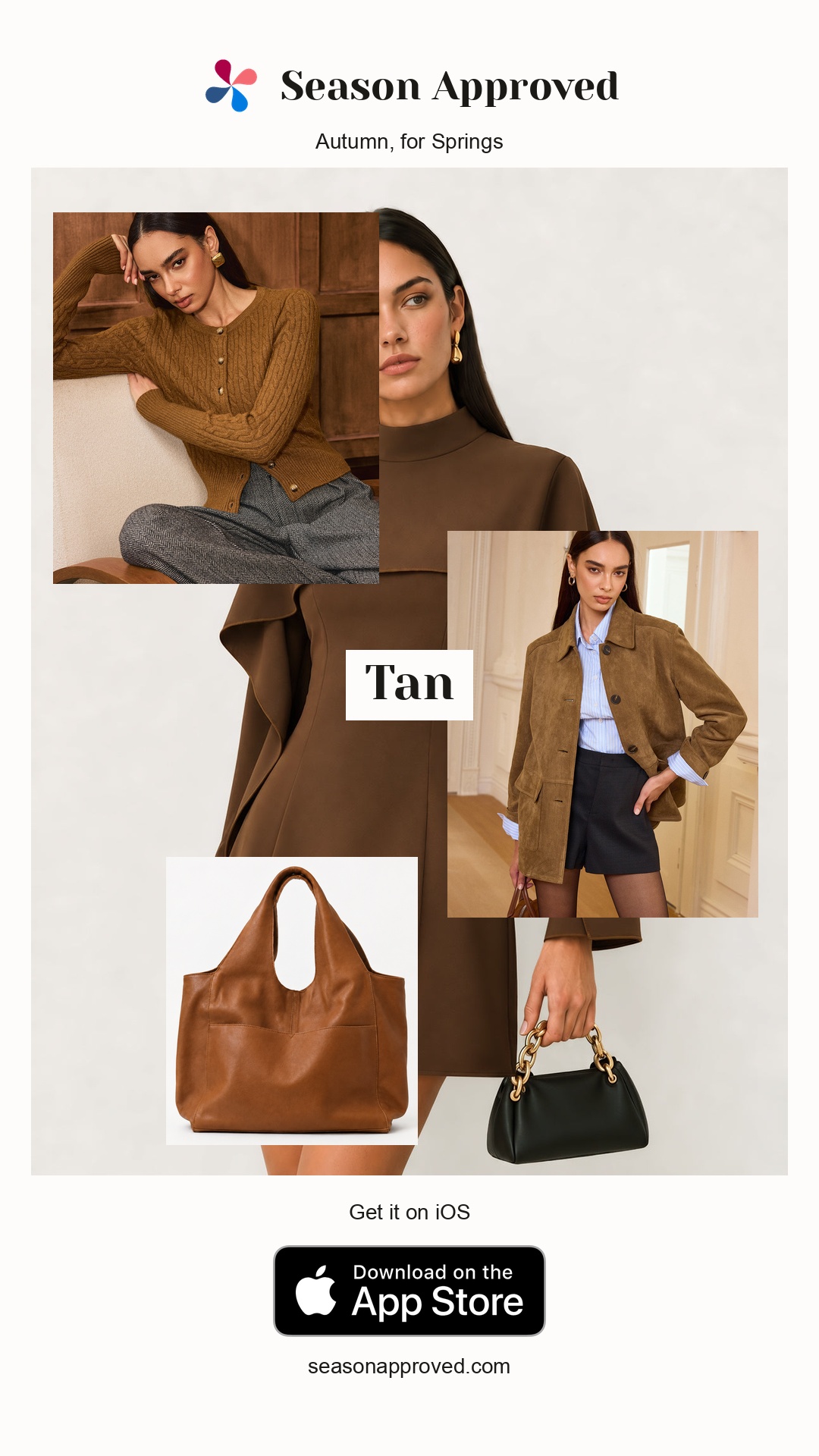 Spring Tan Outfit: Stand Collar CapeRuffle ALine Dress