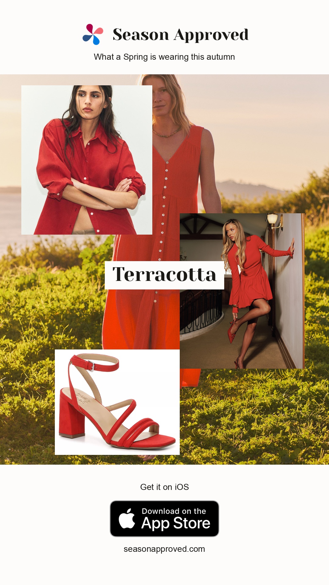 Spring Capsule Outfits: Terracotta, Geranium, Corn Yellow