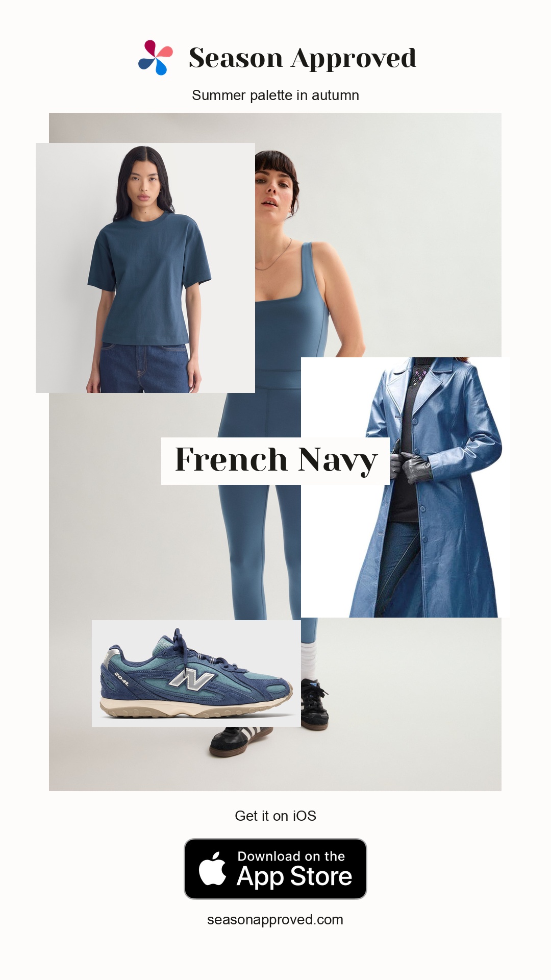 Summer French Navy Outfit: Laguna Luxe Paneled Unitard