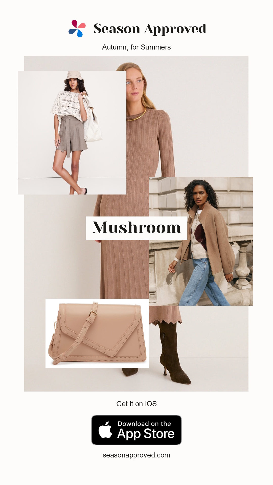 Summer Mushroom Outfit: Mocha Knit Solange Dress