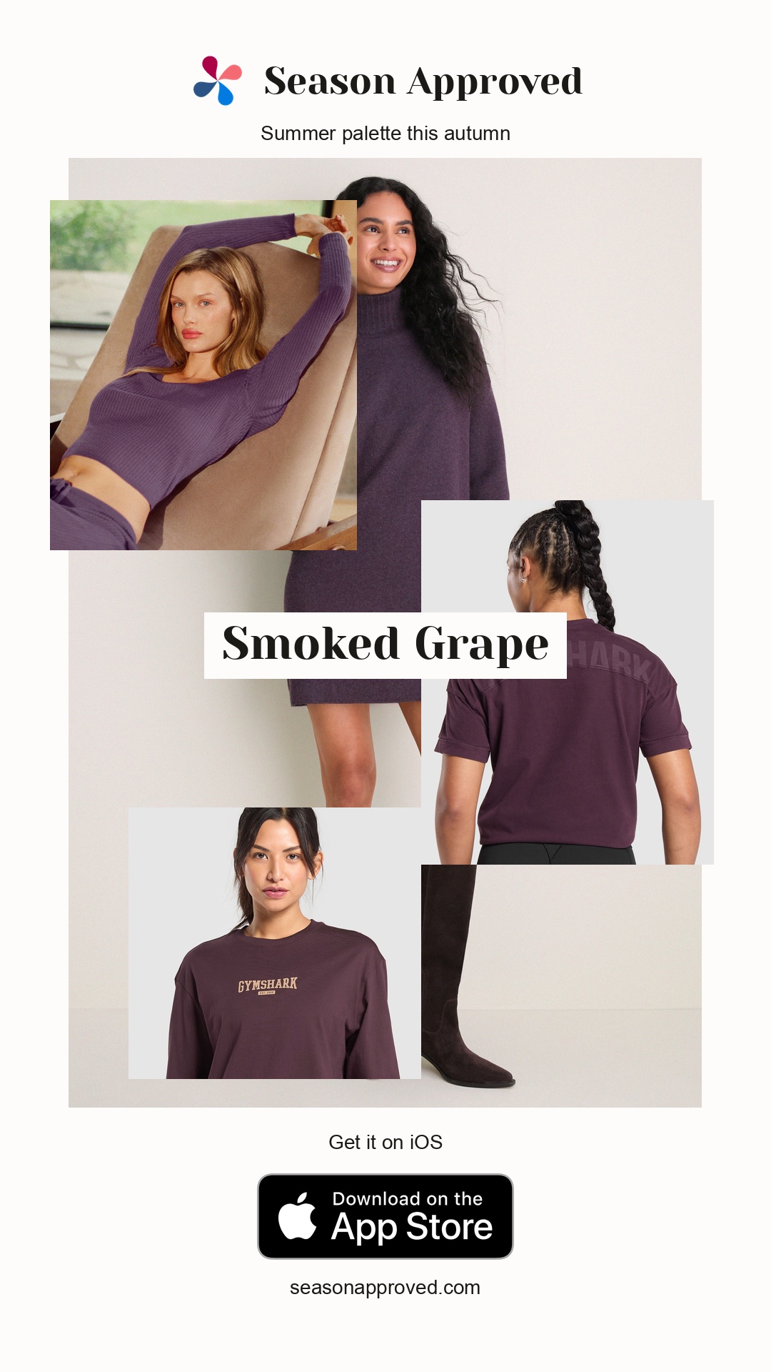 Summer Smoked Grape Outfit: Marled Purple Vivianne Dress