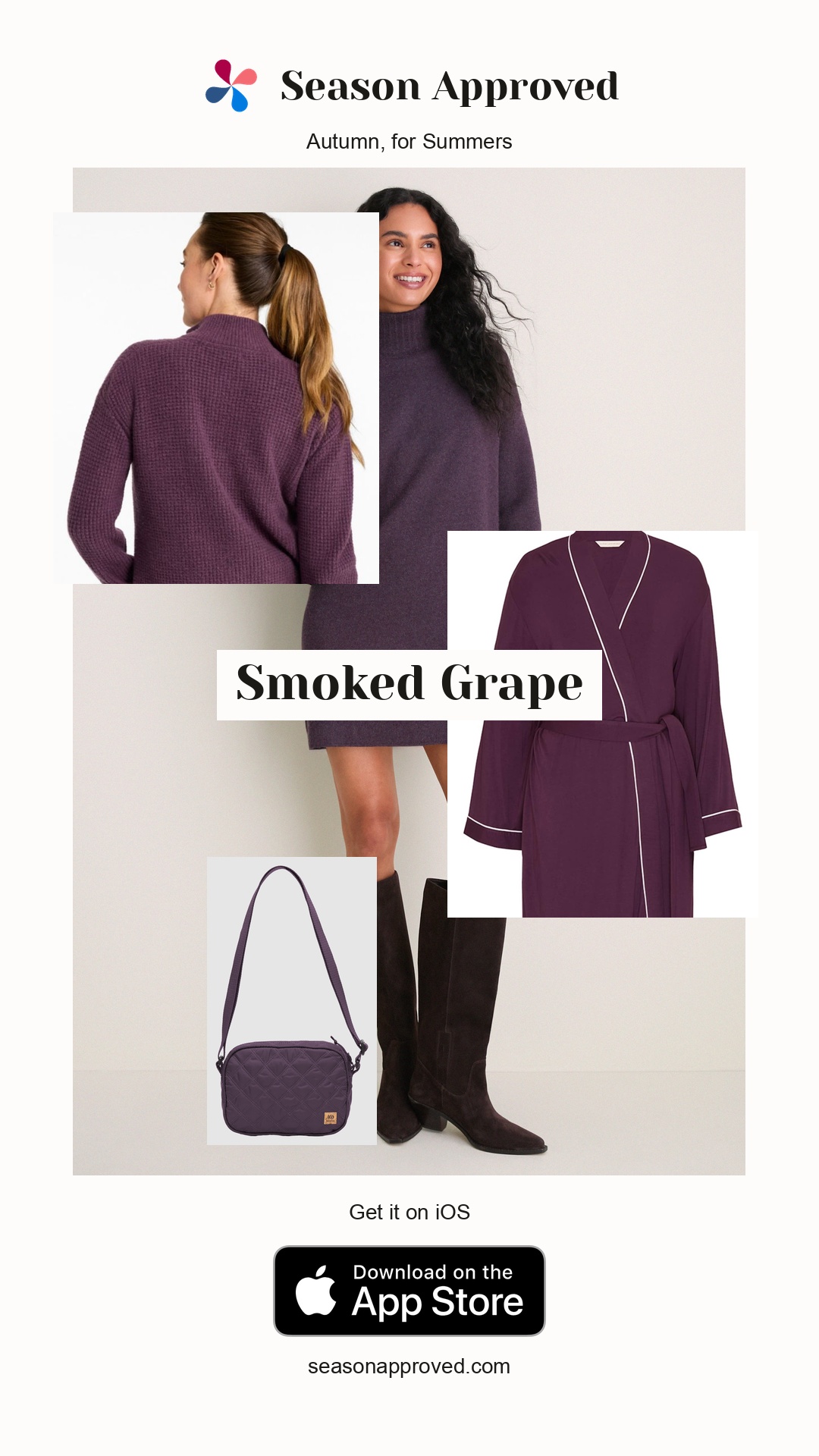 Summer Smoked Grape Outfit: Marled Purple Vivianne Dress