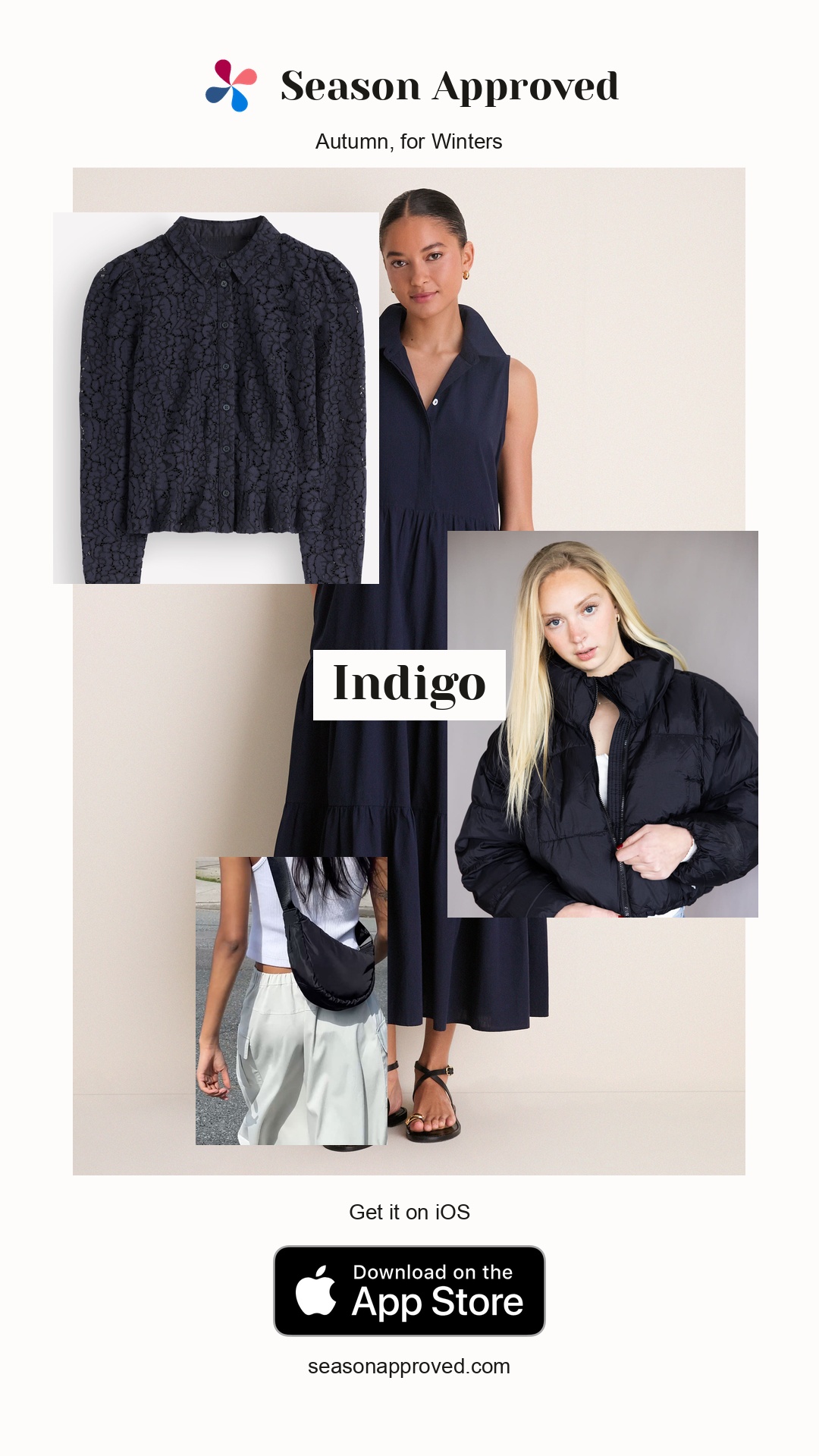 Winter Indigo Outfit: Navy Sleeveless Mabel Maxi Dress